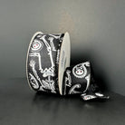 Shop For 1.5" Paisley Skull Halloween Ribbon: Black (10 Yards)