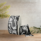 Shop For 1.5" Paisley Skull Halloween Ribbon: Black (10 Yards)