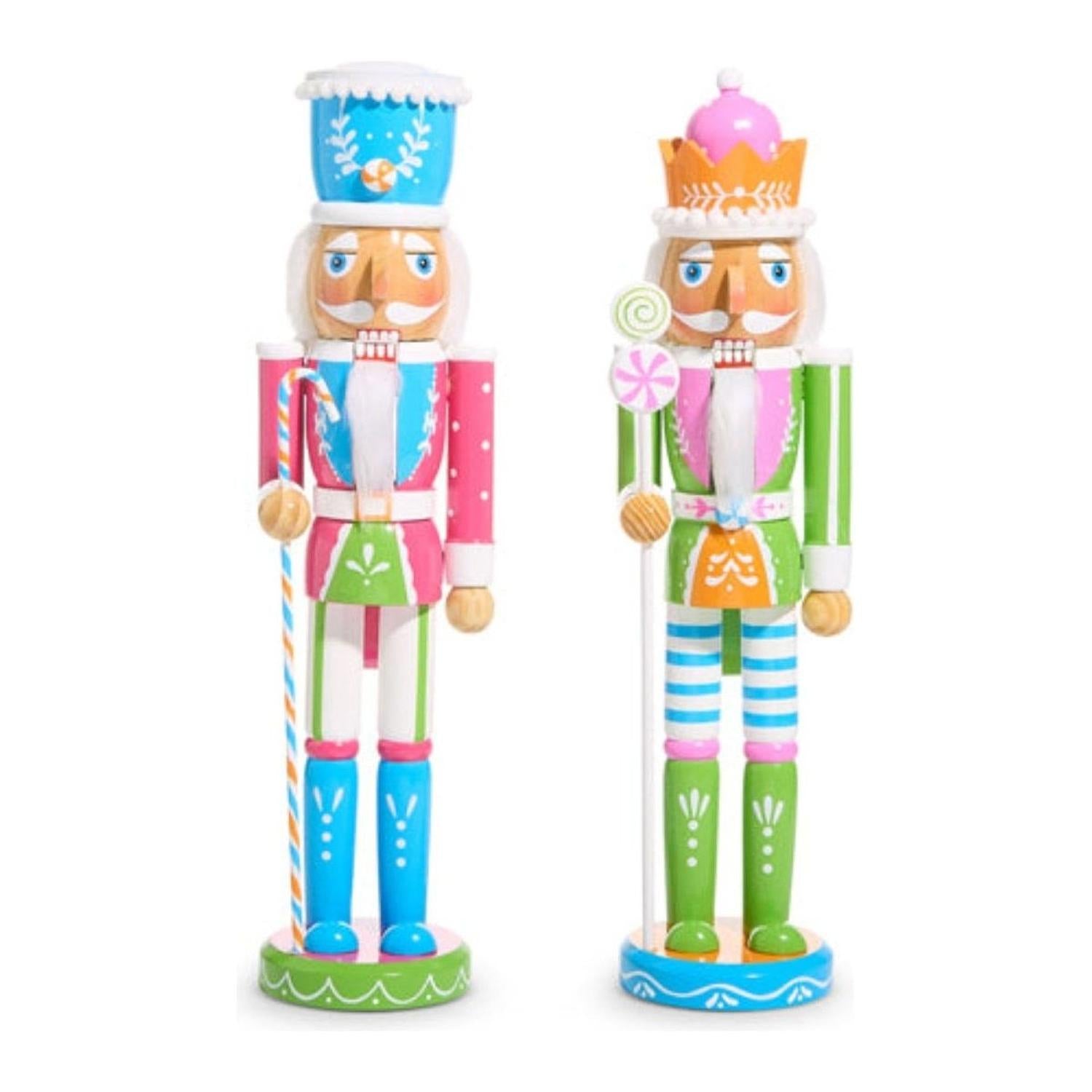 15" Pastel Nutcrackers