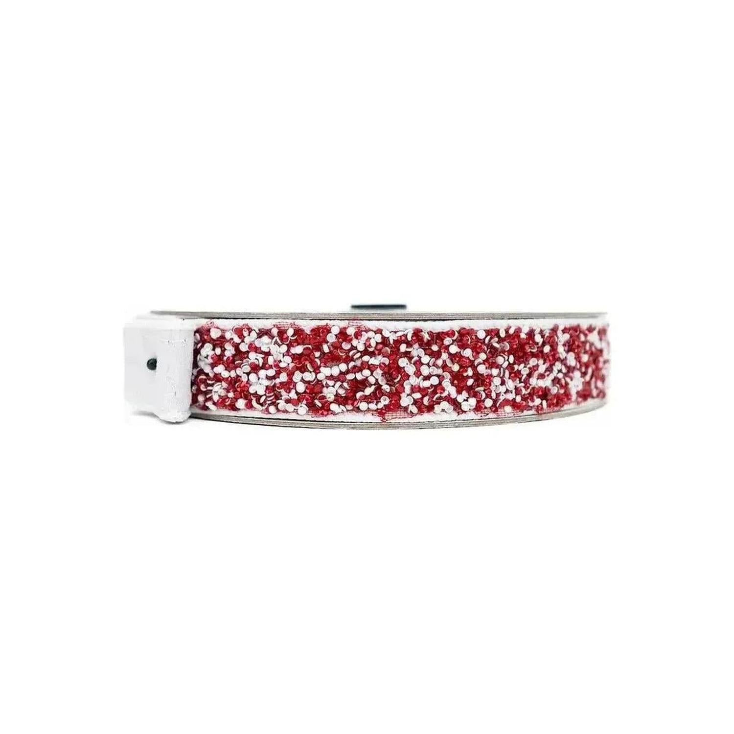1.5" Peppermint Multi Sprinkles Ribbon: Red/White (10 Yards)