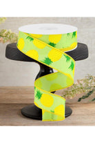 Shop For 1.5" Pineapple Royal Ribbon: Green (10 Yards)