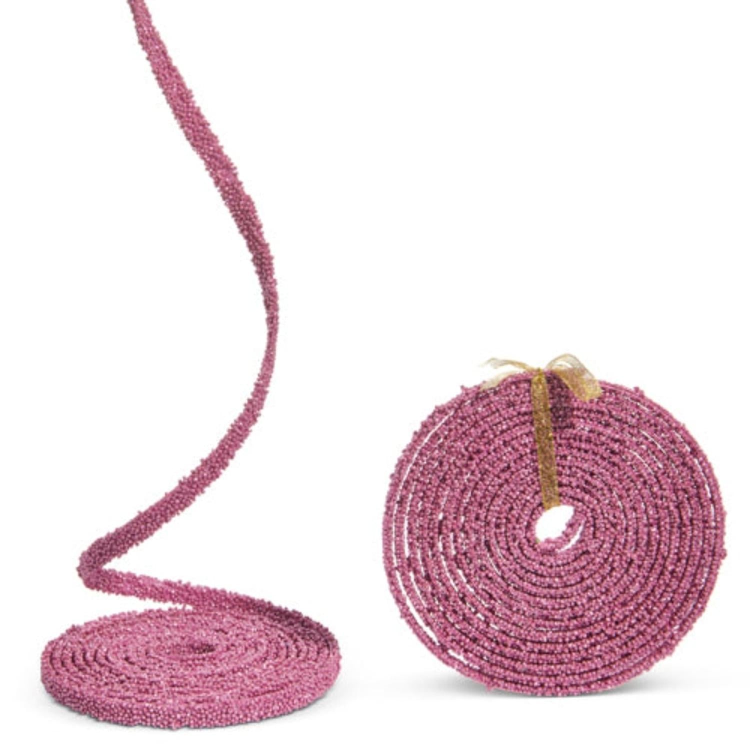 15' Pink Beaded Garland