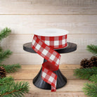 Shop For 1.5" Plaid Check Ribbon: Red & White (10 Yards)