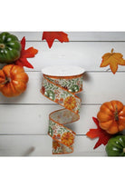 Shop For 1.5" Pumpkin Foliage Ribbon: Light Natural (10 Yards) RGB108018
