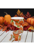 Shop For 1.5" Pumpkin Patch Ribbon: Light Beige (10 Yards) at Michelle's aDOORable Creations