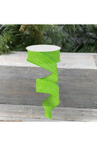 Shop For 1.5" Royal Burlap Ribbon: Fresh Green (10 Yards) at Michelle's aDOORable Creations