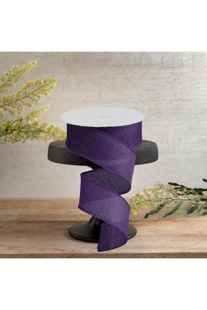 Shop For 1.5" Royal Burlap Ribbon: Purple (10 Yards)