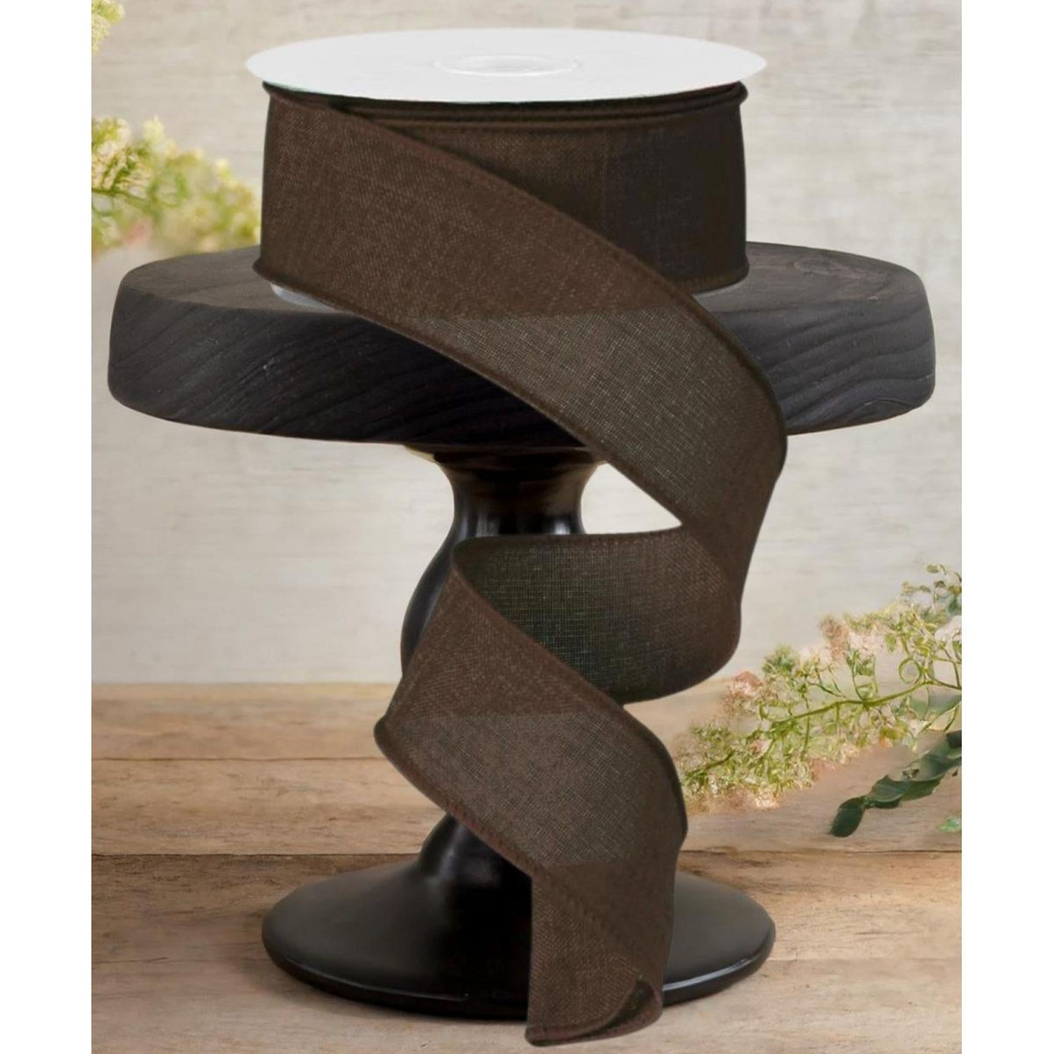 1.5" Royal Canvas Ribbon: Brown (10 Yards)