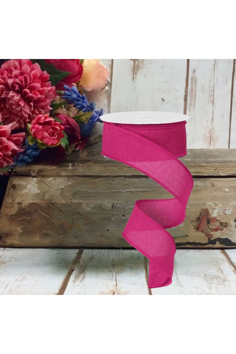 Shop For 1.5" Royal Canvas Ribbon: Fuchsia Pink (10 Yards) at Michelle's aDOORable Creations