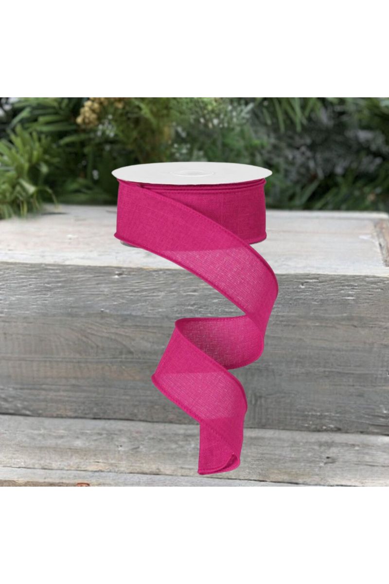 Shop For 1.5" Royal Canvas Ribbon: Fuchsia Pink (10 Yards) at Michelle's aDOORable Creations