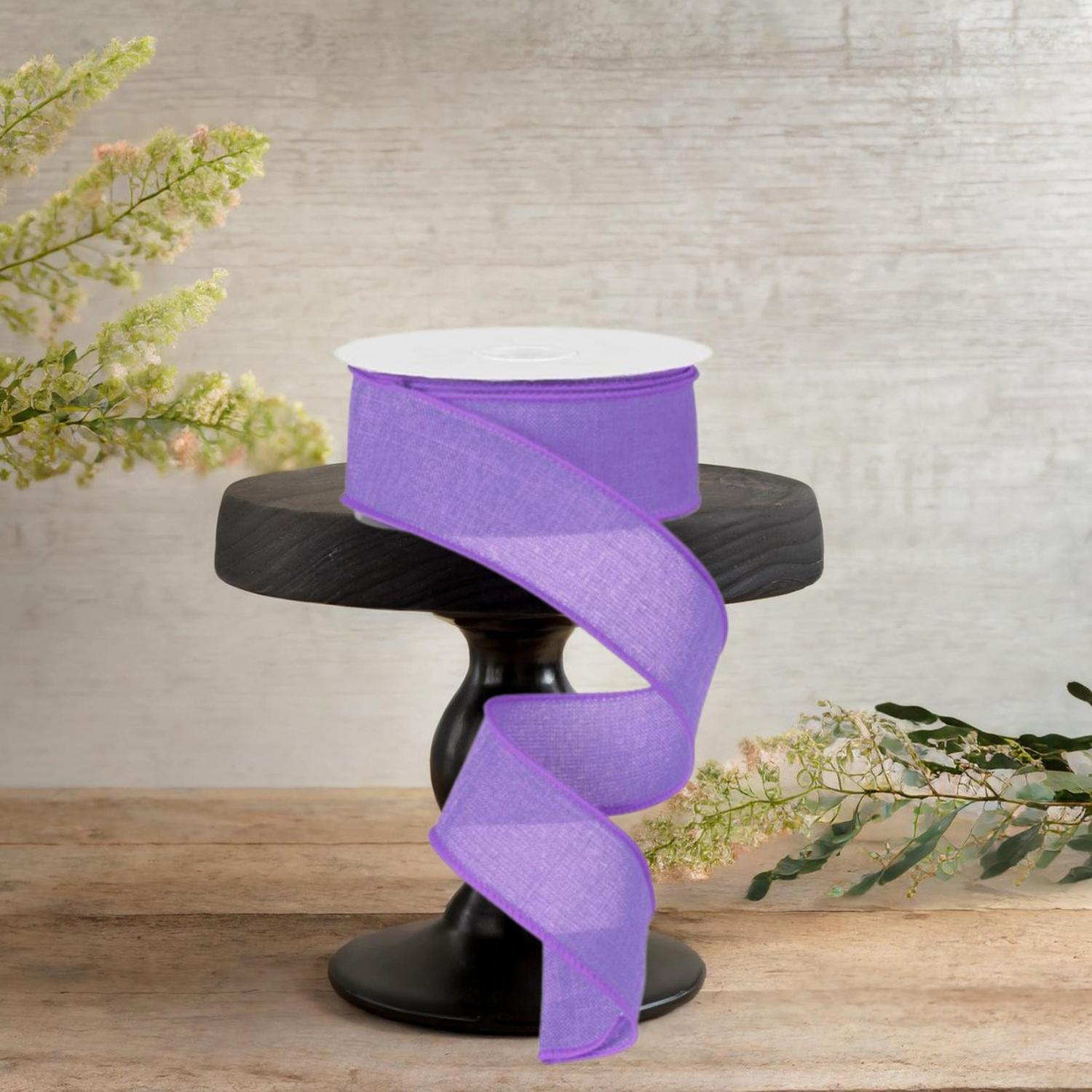 1.5" Royal Canvas Ribbon: Lavender (10 Yards)