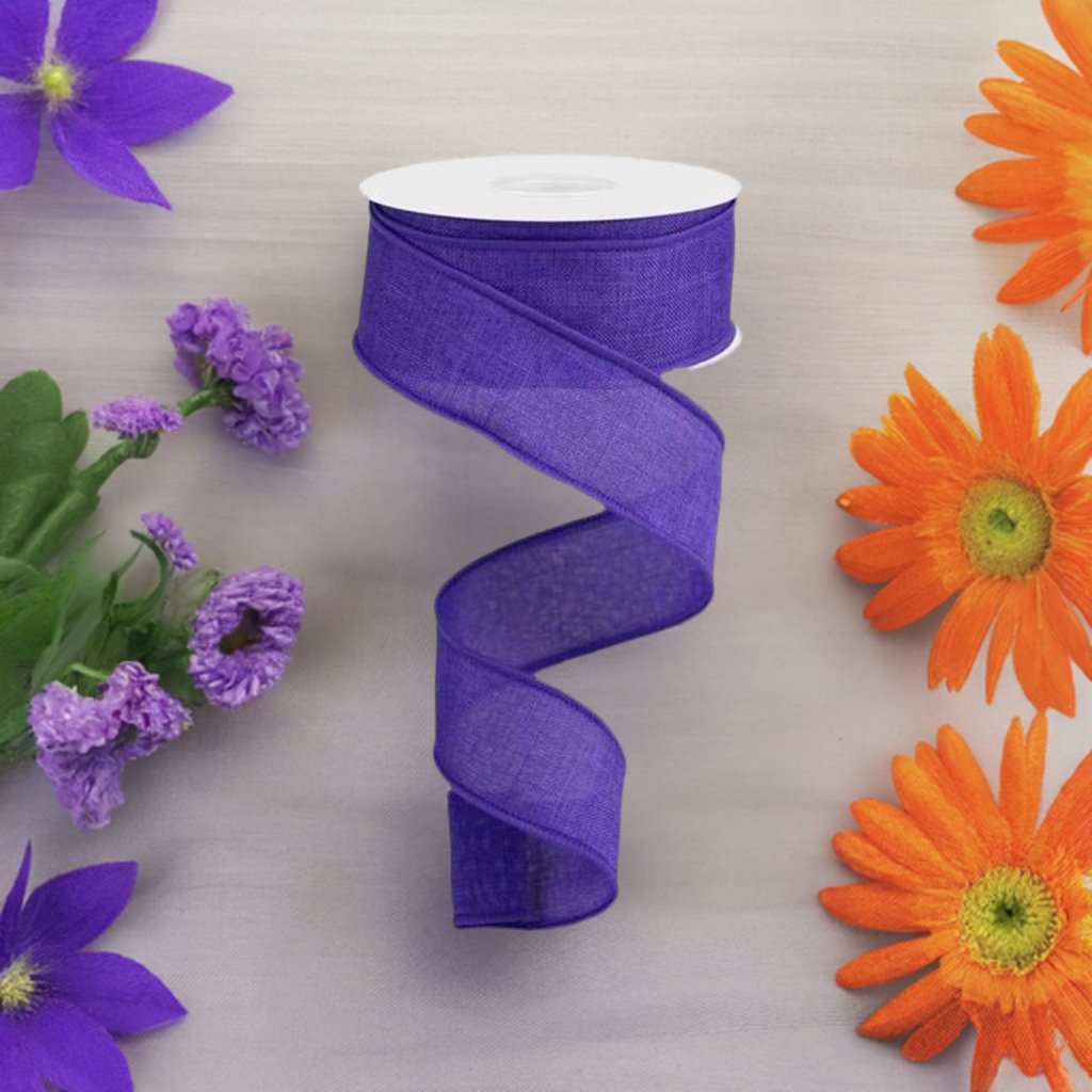 Shop For 1.5" Royal Canvas Ribbon: New Purple (10 Yards) at Michelle's aDOORable Creations