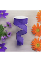 Shop For 1.5" Royal Canvas Ribbon: New Purple (10 Yards) at Michelle's aDOORable Creations