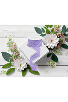 Shop For 1.5" Scalloped Edge Ribbon: Lavender (10 Yard) at Michelle's aDOORable Creations