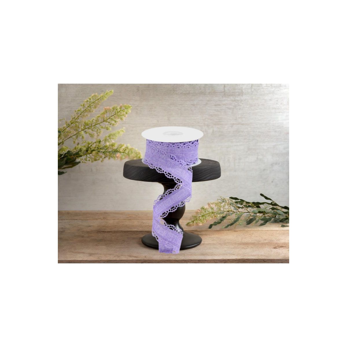 Shop For 1.5" Scalloped Edge Ribbon: Lavender (10 Yard) at Michelle's aDOORable Creations
