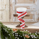 Shop For 1.5" Scalloped Edge Ribbon: Red/White (10 Yard)