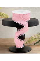 Shop For 1.5" Scalloped Edge Ribbon: Rose Pink (10 Yard)