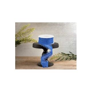 Shop For 1.5" Scalloped Edge Ribbon: Royal Blue (10 Yard)