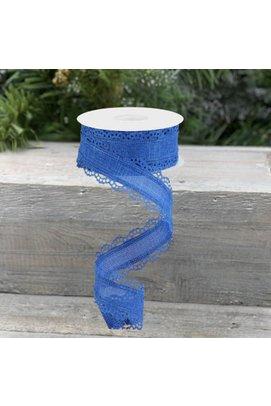 Shop For 1.5" Scalloped Edge Ribbon: Royal Blue (10 Yard)