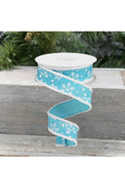 Shop For 1.5" Snowflake Drift Edge Ribbon: Light Blue (10 Yards)