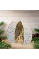 Shop For 1.5" Sugar Plum Glitter Ribbon: Icy Iridescent (10 Yards)