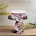 Shop For 1.5" Uncle Sam Fireworks Ribbon: White (10 Yards)