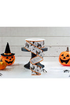 Shop For 1.5" Witch Hats and Spider Ribbon: White (10 Yards) at Michelle's aDOORable Creations