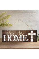 Shop For 15" Wooden Sign: Brown Bless This Home