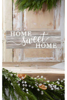 Shop For 15" Wooden Sign: Home Sweet Home (Grey Washed)