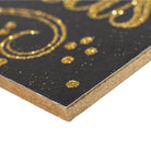 Shop For 15" Wooden Sign: Merry Christmas Black/Gold