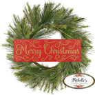 Shop For 15" Wooden Sign: Merry Christmas Red/Gold