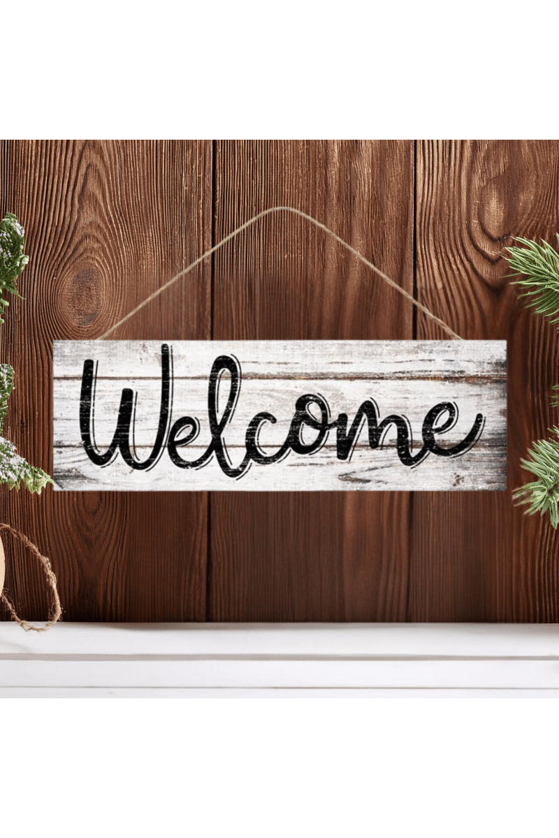 Shop For 15" Wooden Sign: Welcome