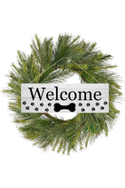 Shop For 15" Wooden Sign: Welcome Dog w/Bone