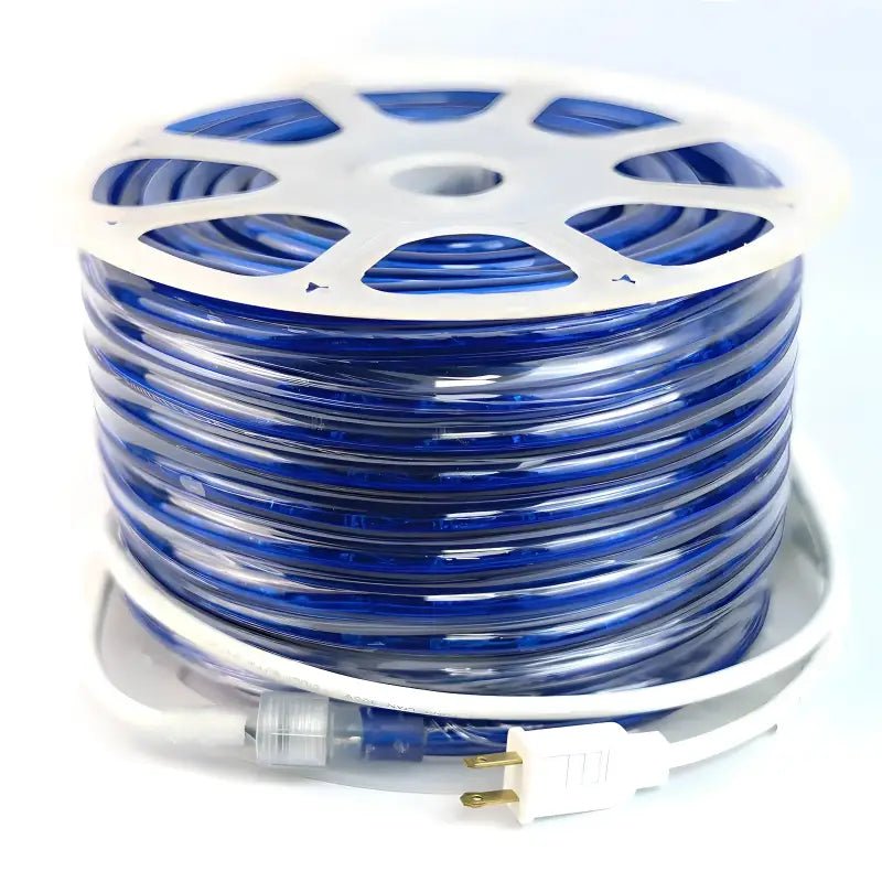 Shop For 150' Blue LED Rope Light, 2 Wire 1/2", 120 Volt