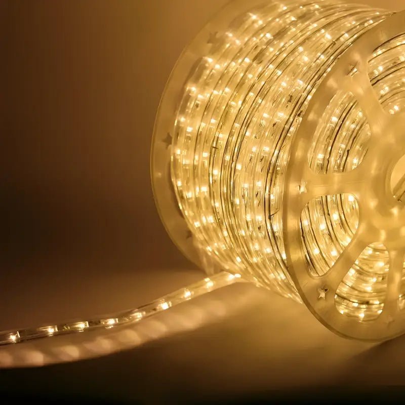 Shop For 150' Warm White LED Rope Light, 2 Wire 1/2", 120 Volt
