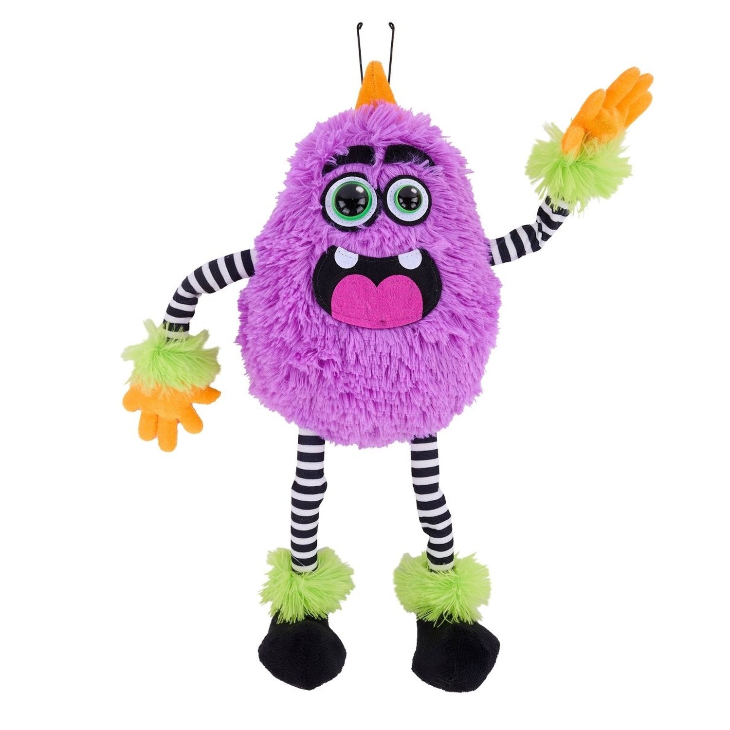 Shop For 15.25in Plush Monster W/Horn: Purple