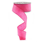 Shop For 1.5in Flower Embossed Ribbon: Hot Pink (10 Yards)