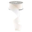 Shop For 1.5in Flower Embossed Ribbon: Ivory (10 Yards)