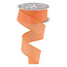 Shop For 1.5in Flower Embossed Ribbon: Light Orange (10 Yards)