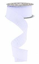 Shop For 1.5in Flower Embossed Ribbon: White (10 Yards)