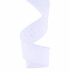Shop For 1.5in Flower Embossed Ribbon: White (10 Yards)