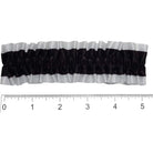 Shop For 1.5in Football Garter: Black/White