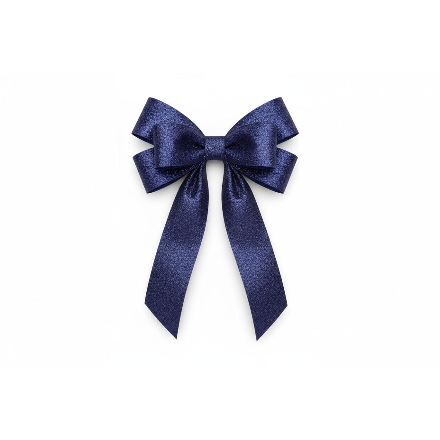 Shop For 1.5in Glitter on Fabric Ribbon: Navy Blue (25 Yards)