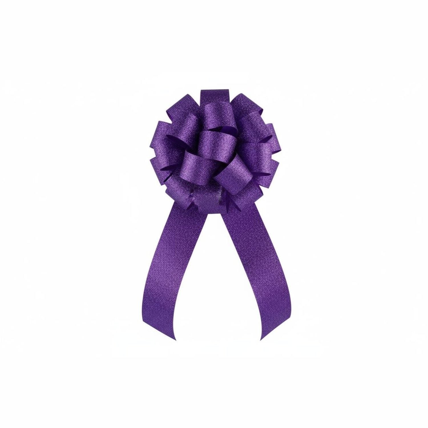 Shop For 1.5in Glitter on Fabric Ribbon: Purple (25 Yards)