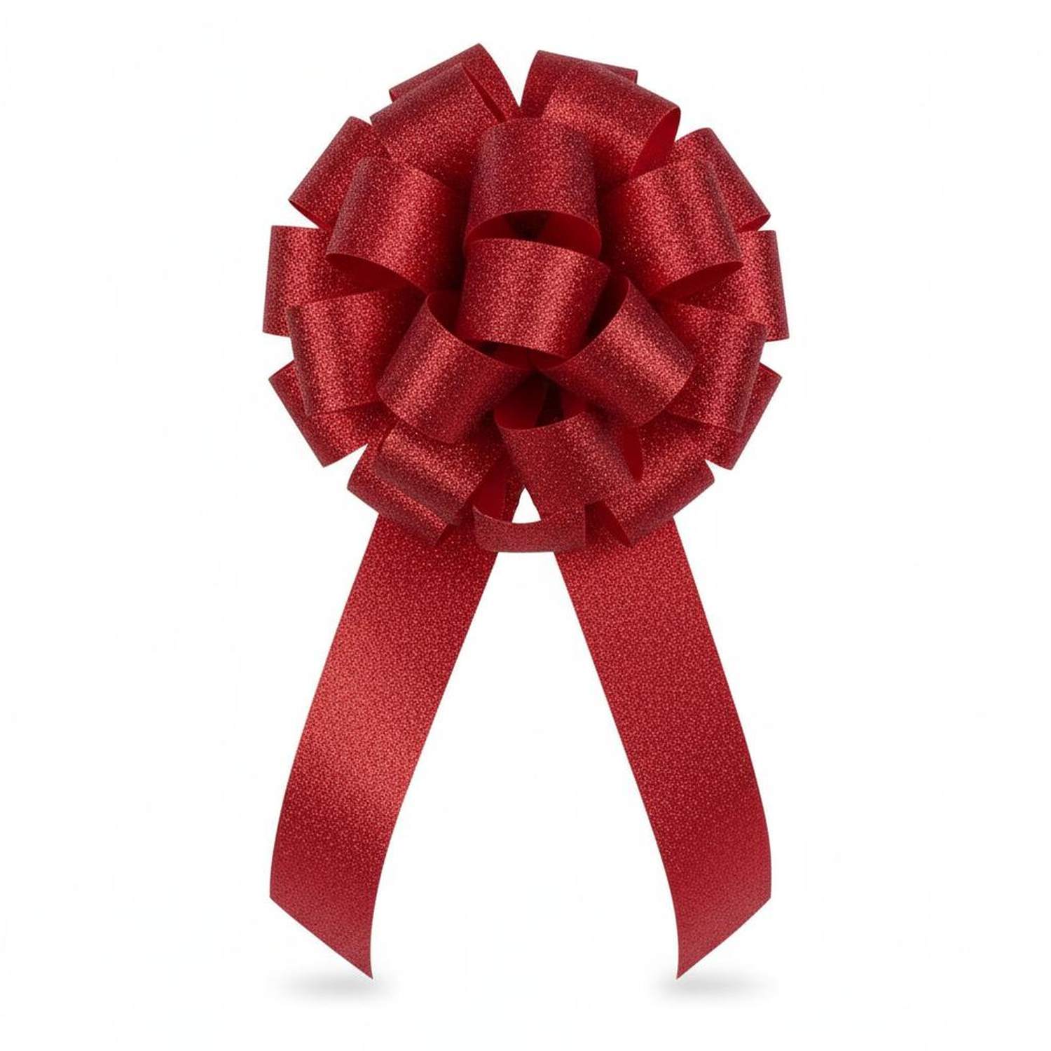 Shop For 1.5in Glitter on Fabric Ribbon: Red (25 Yards)