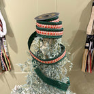 Shop For 1.5in JME Red Trim Metallic Dupion Ribbon: Green (5 Yards)