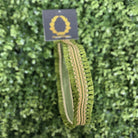 Shop For 1.5in JME Tassel Dupion Ribbon: Green (10 Yards)