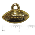 Shop For 1.5in Metallic Gold Football Charm