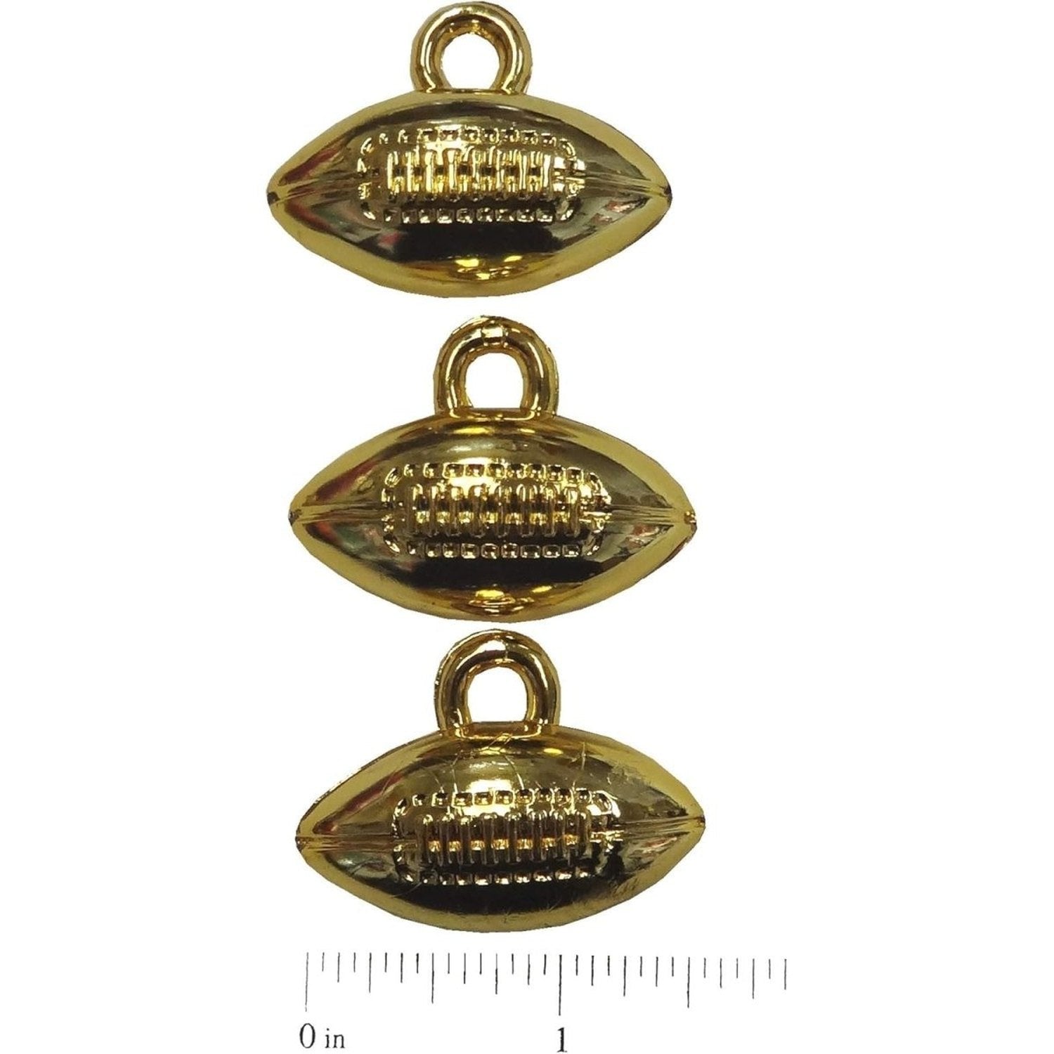 Shop For 1.5in Metallic Gold Football Charm