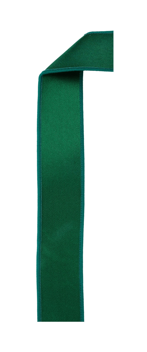 Shop For 1.5in Satin Fused Ribbon: Emerald Green (10 Yards)